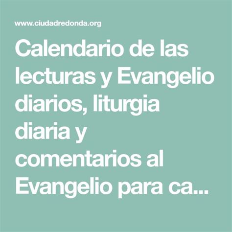 calendario de lecturas redonda.